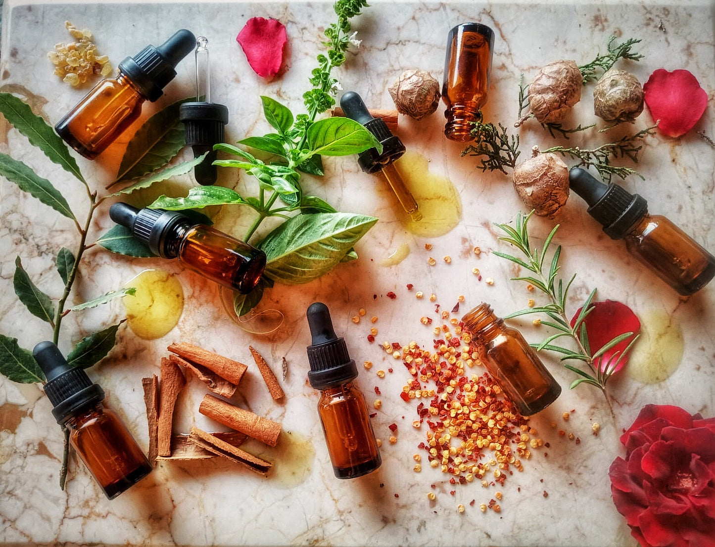 Chakra oil set