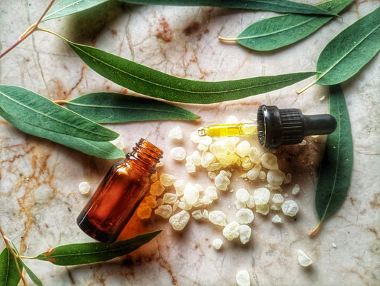 Throat Chakra Oil – 10ml Vegan Anointing Oil with Dropper, Communication & Clarity Vegan Ritual Oil